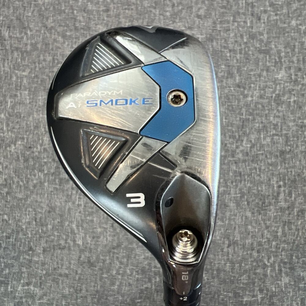Callaway Paradym AI Smoke 3 Hybrid Cypher Sixty 5.5 RH Club Golf Pride Grip